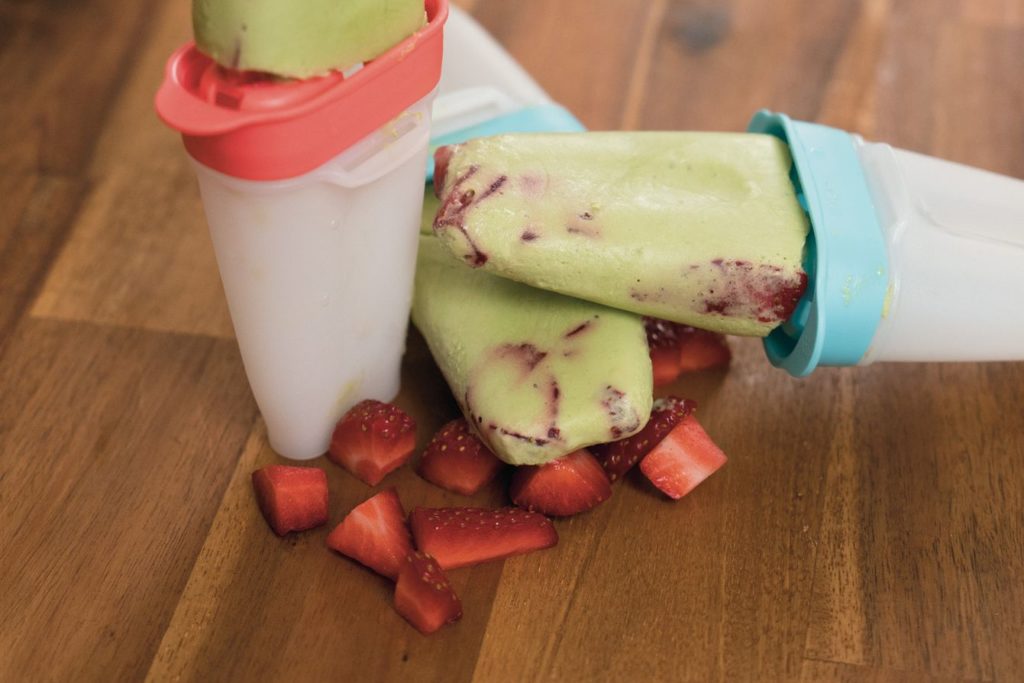 Avocado ice-cream
