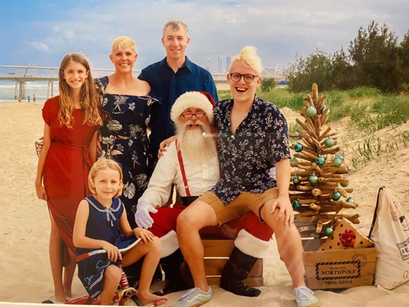 Mandy Maysey and her family Mandy Maysey and her family