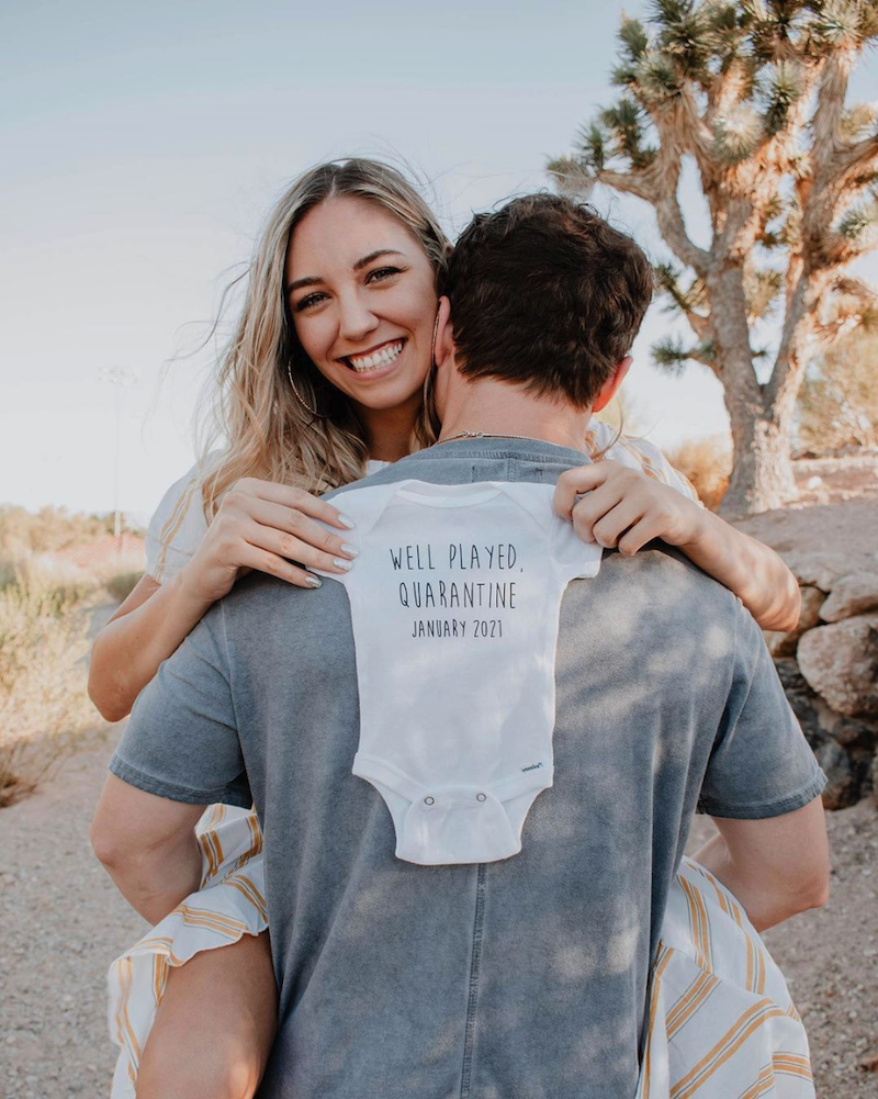 Quarantine pregnancy announcement 2 Quarantine pregnancy announcement 2