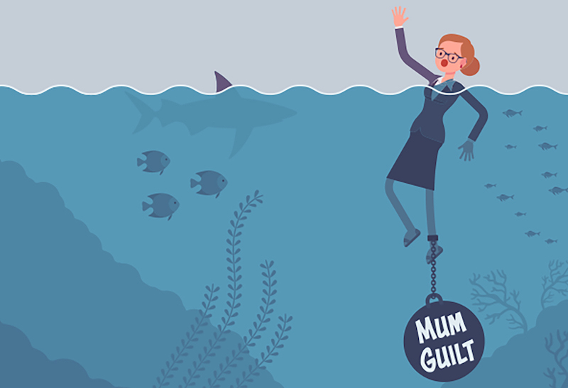 Sinking with weight of mum guilt Sinking with weight of mum guilt