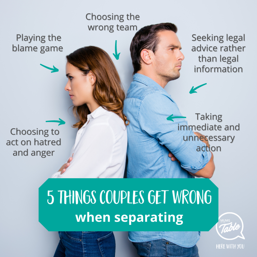 How to separate peacefully