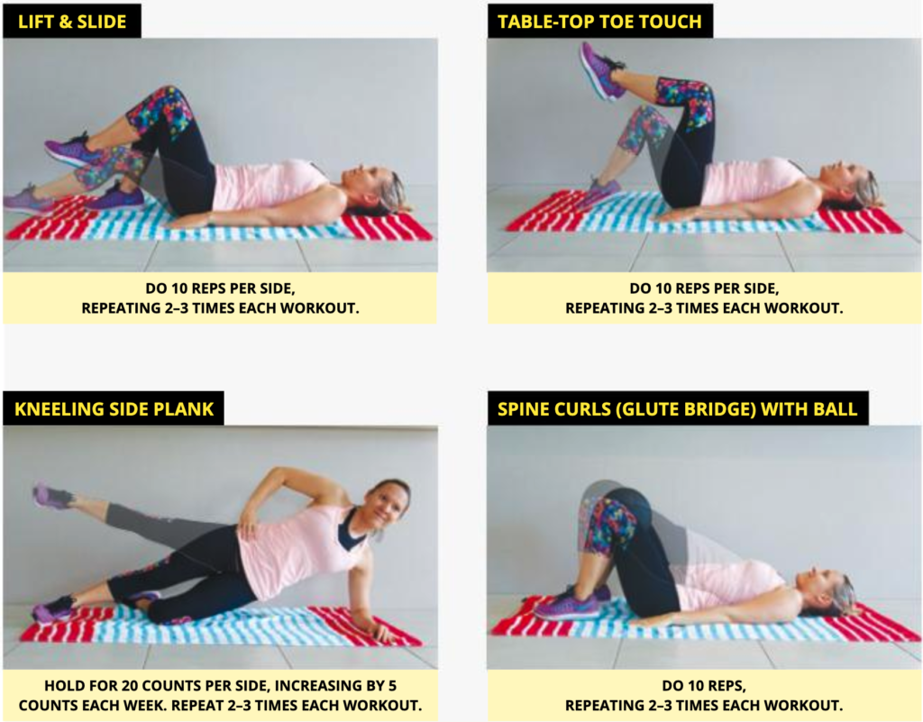 Post pregnancy exercise