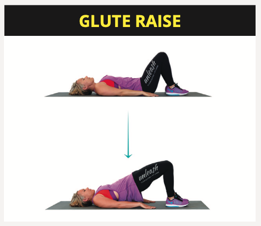 Glute raises - pregnancy exercises