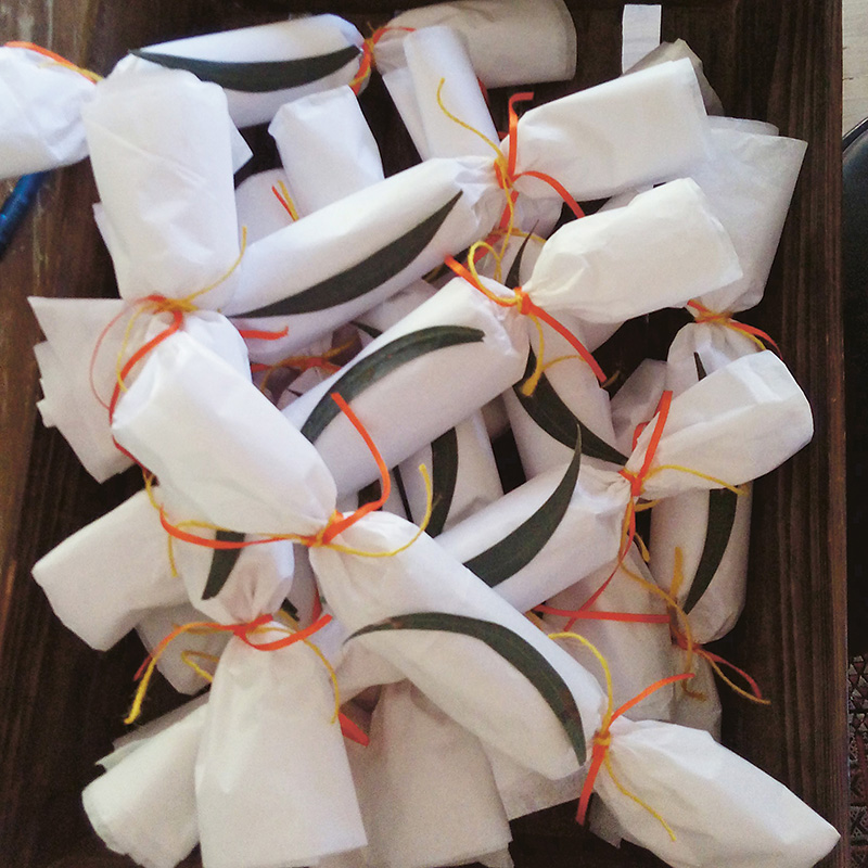 Eco-friendly gift wrapping