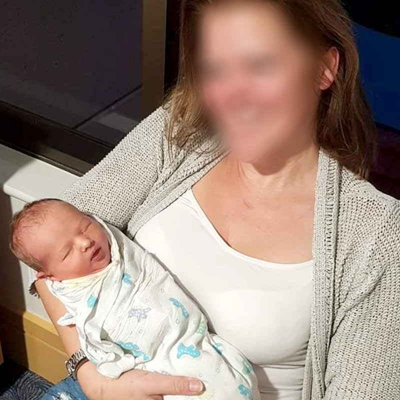 Sophie and baby - FASD