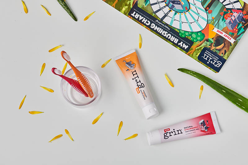 Grin Natural kids toothpaste