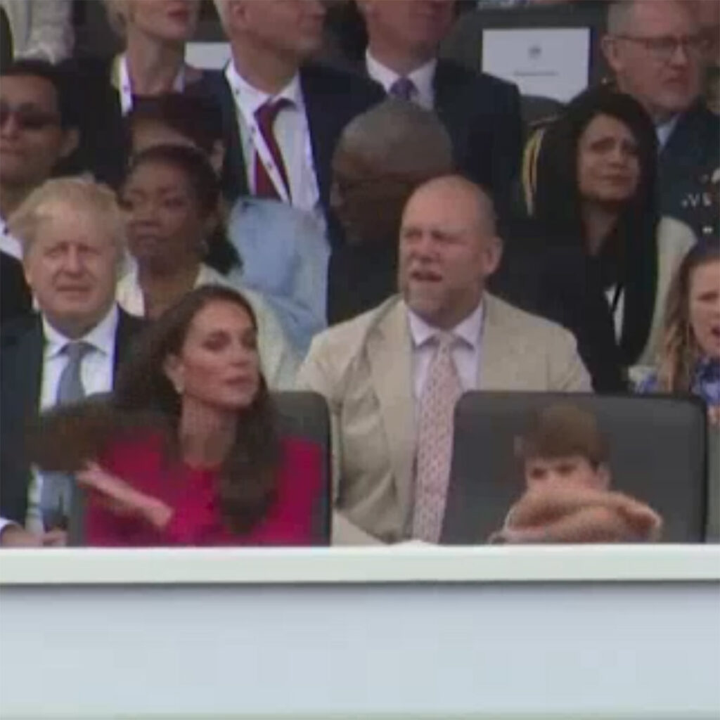 Prince Louis Kate Middleton Jubilee sulk