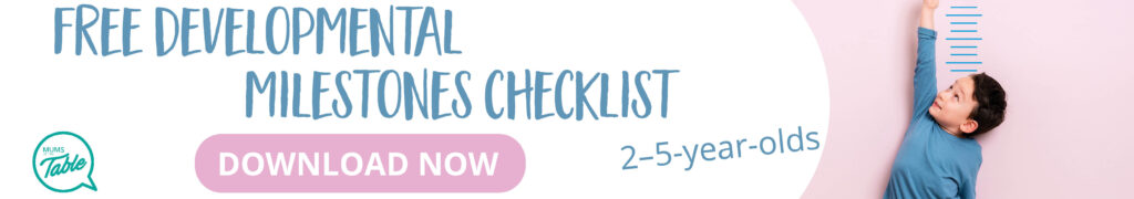 Free developmental milestone checklist